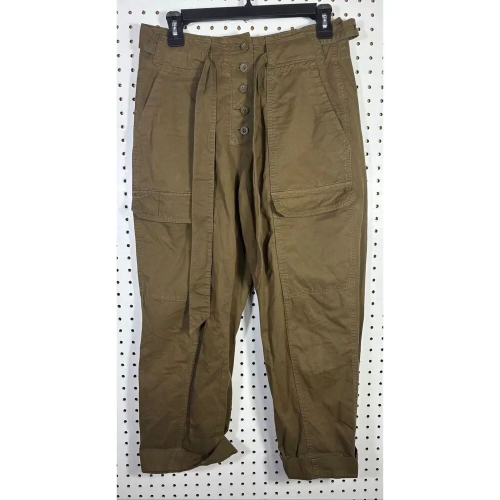 Unpublished woman’s utility belted front cargo pants size 26